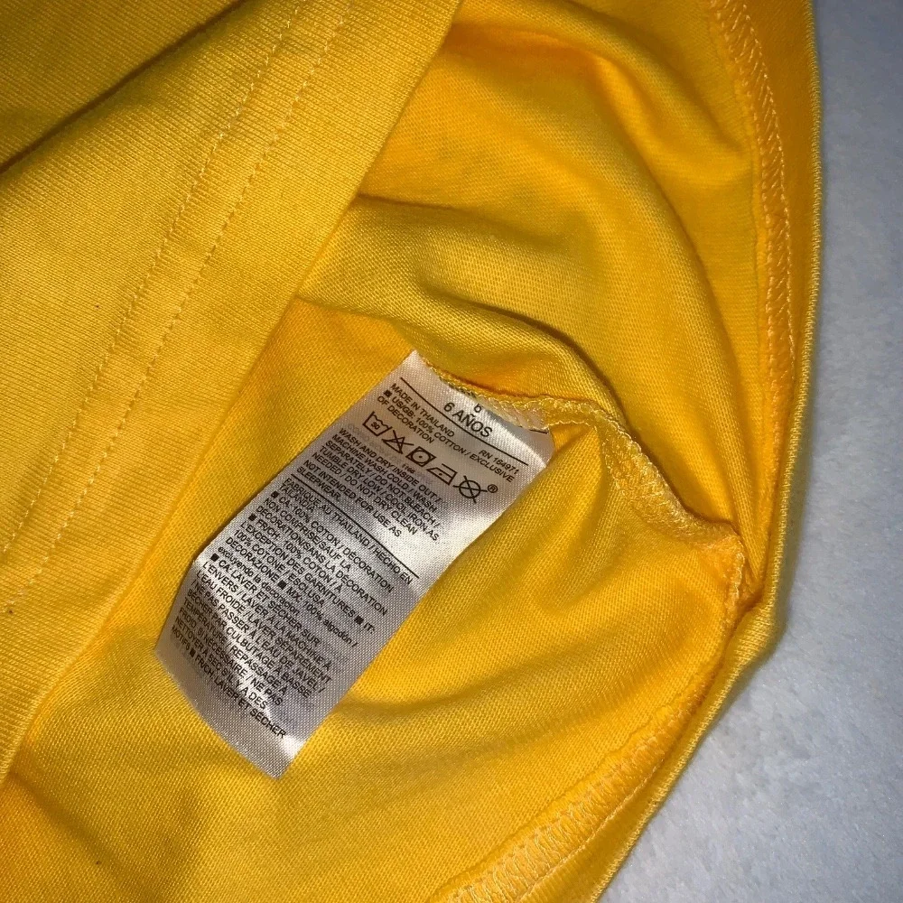 Janie and Jack yellow white long sleeve tee ski new with‎ tags